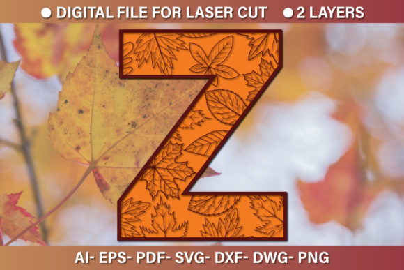 3D Alphabet Paper Cut SVG for Crafts & Graphics