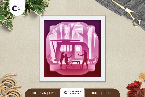 3D Shadow Box Happy Family on Camping: A Designer’s Real-Use Review