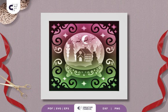 3D SVG Christmas Crystal Ball: A Festive Design Asset for Brand Storytelling
