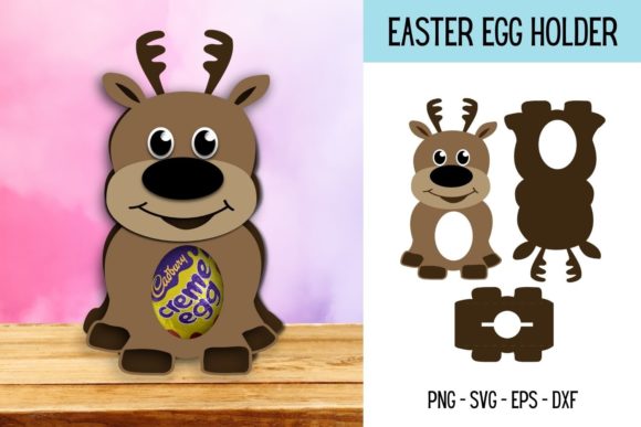 Fawn Egg Holder SVG: A 3D Design for Nature-Inspired Branding and Packaging