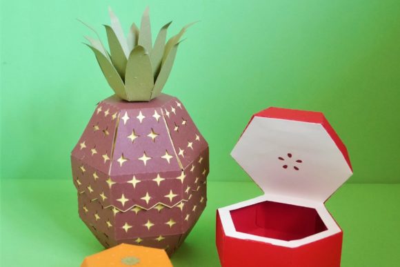 Fruit Favor Boxes: 3D SVG Designs That Bring Birthday Joy to Local Branding