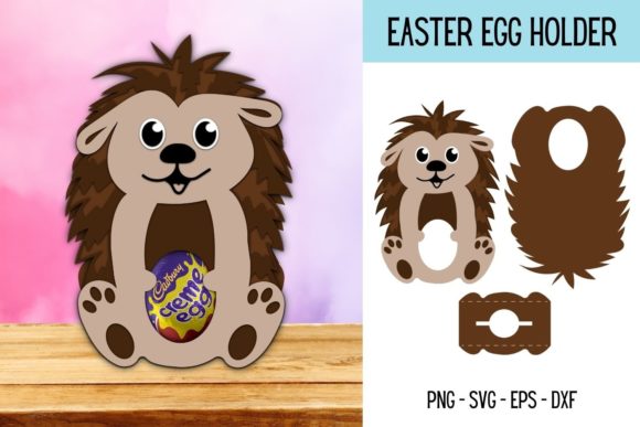 Hedgehog Egg Holder SVG: A 3D Design for Creative Sellers