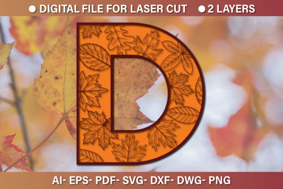 Review: Multilayer 3D Alphabet Paper Cut SVG D for Crafts & Graphics